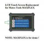 LCD Touch Screen Digitizer Replacement for Matco Tools MAXFLEX